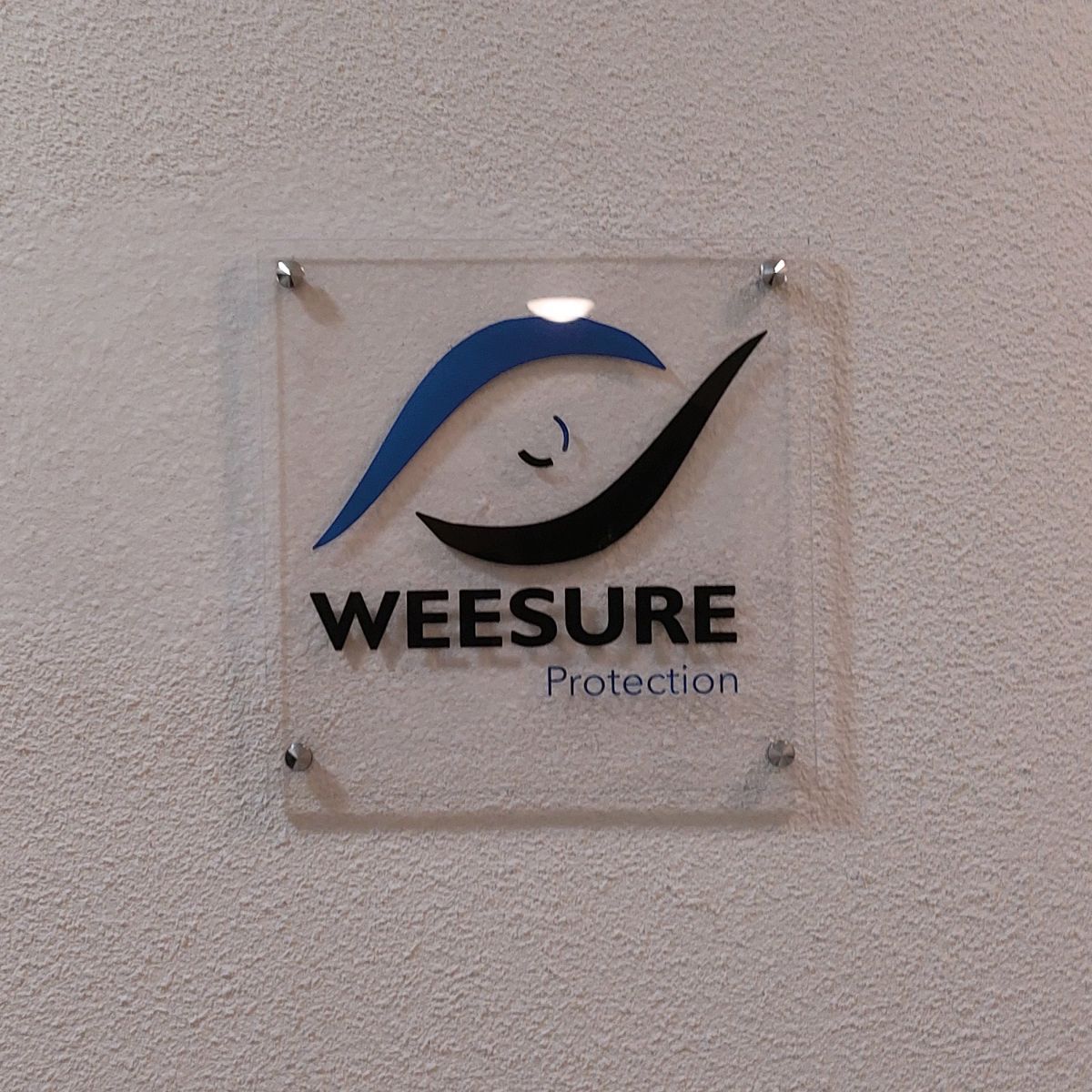 plaque professionnelle en plexiglas